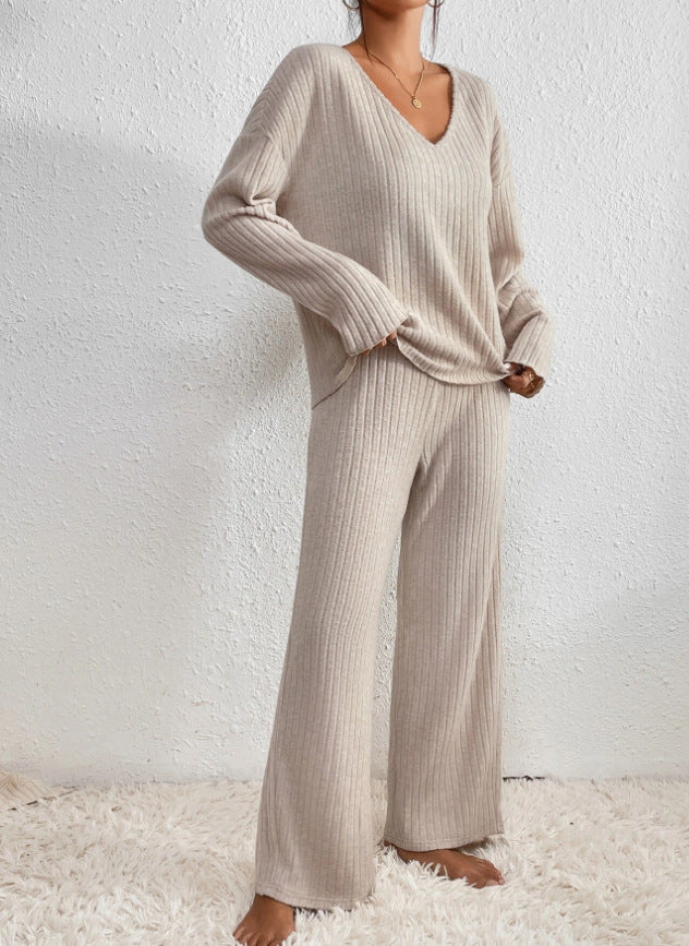 Ribbed Two-Piece Lounge Set