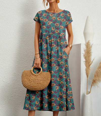 Rosa Chic Floral Dress