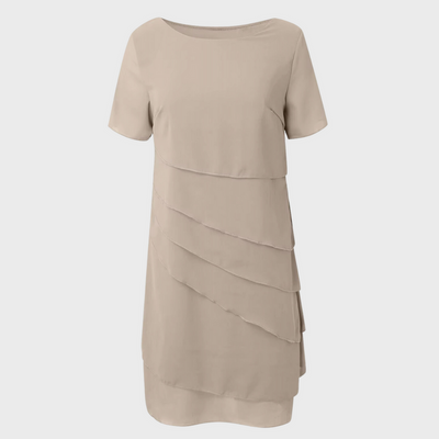Elara Layered Chiffon Dress
