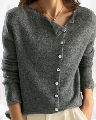 Vicky Button Sweater