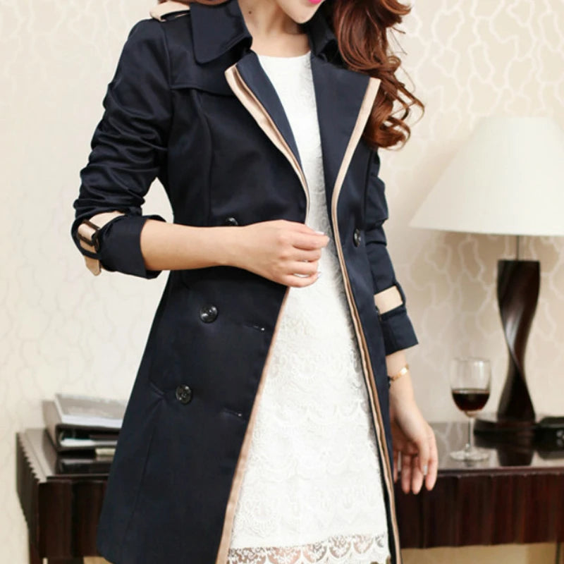 Kari Double-Breasted Trench Coat