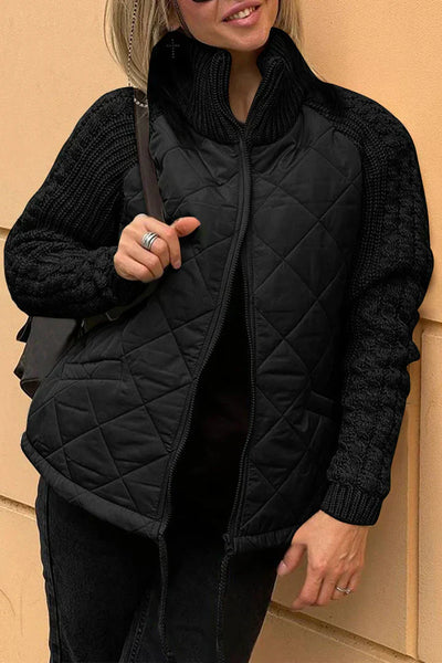 Lena Quilted Knit Jacket