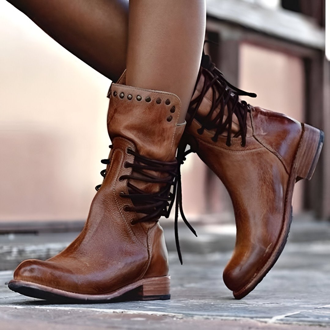 Lancaster Vintage Lace-Up Boots