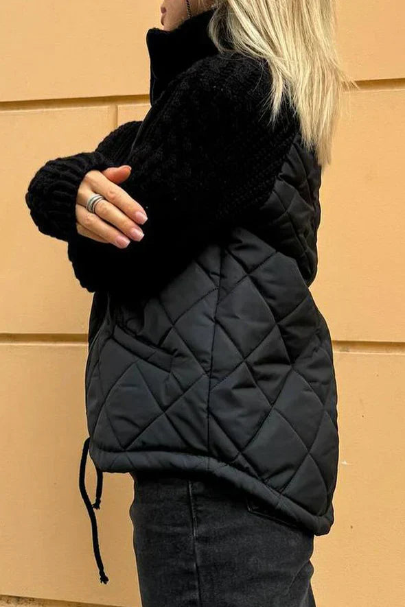 Lena Quilted Knit Jacket