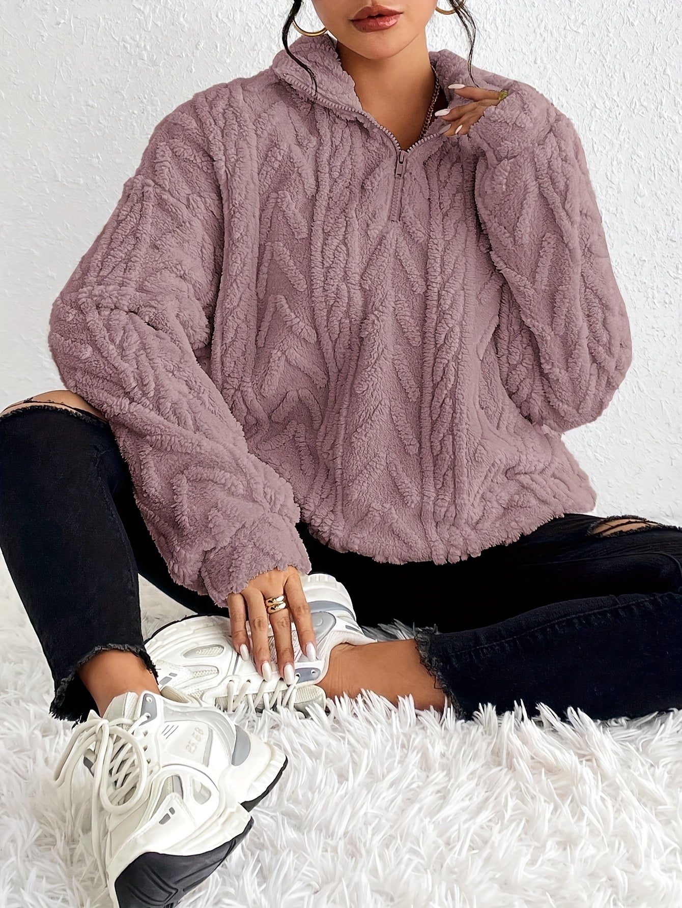 Molly Knit Half Zip Jumper