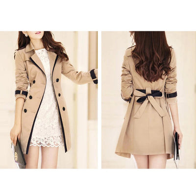 Kari Double-Breasted Trench Coat