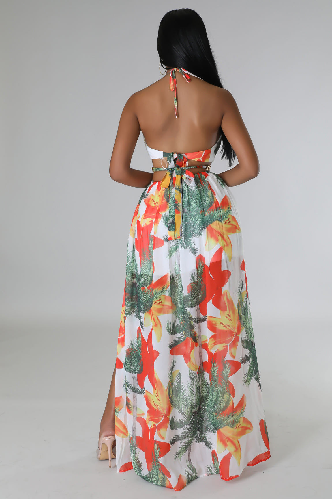 Tropical Sunset Maxi Dress