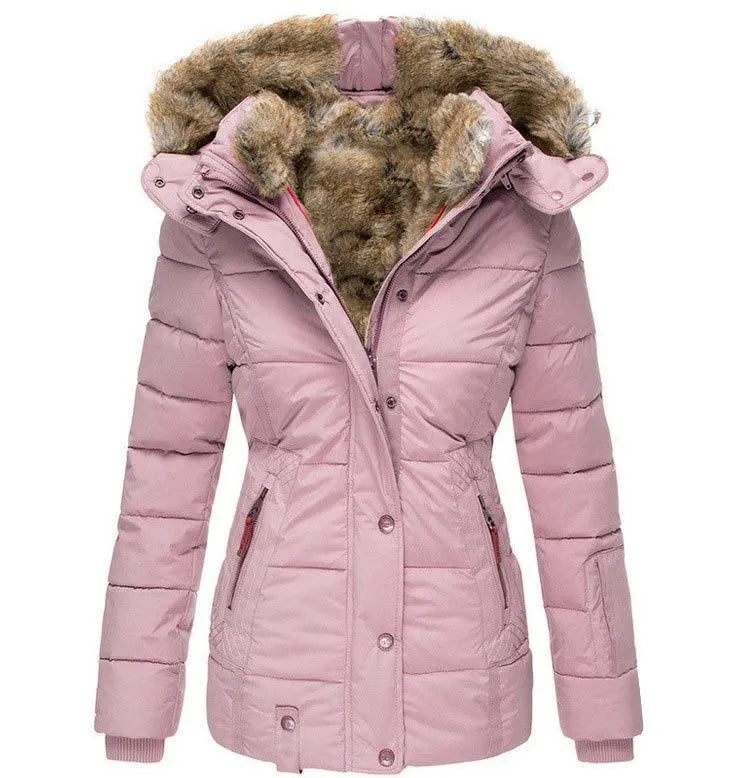 Aria - Luxe Fur-Lined Winter Coat