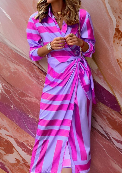 Rona Elegant Wrap Dress