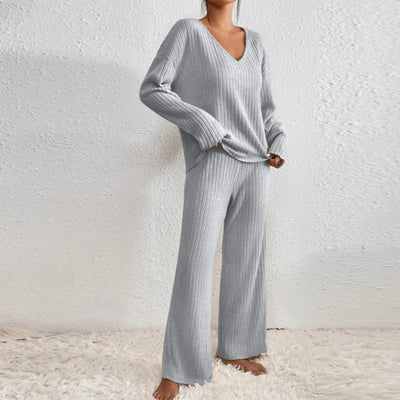 Ribbed Two-Piece Lounge Set