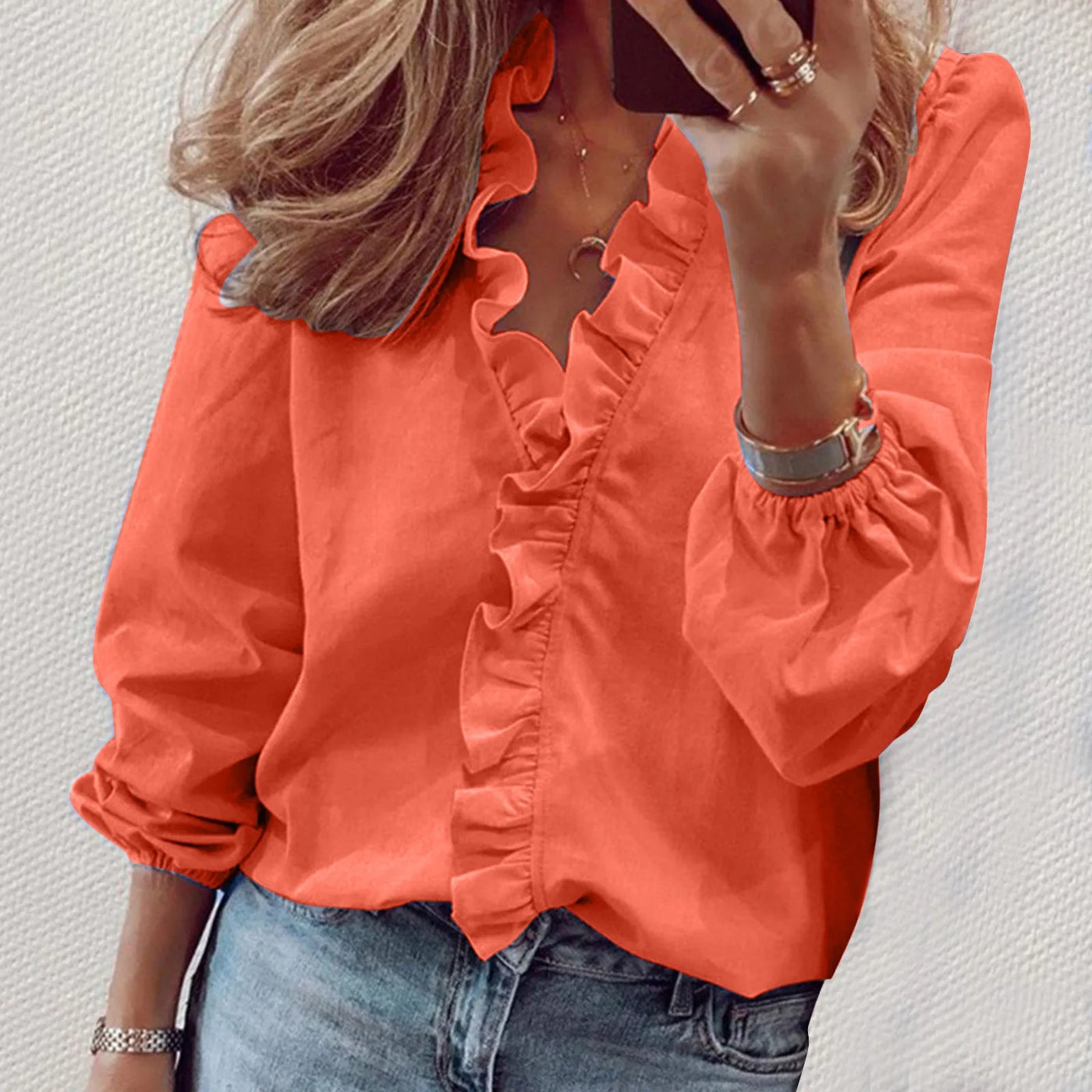 Clara Ruffled Blouse