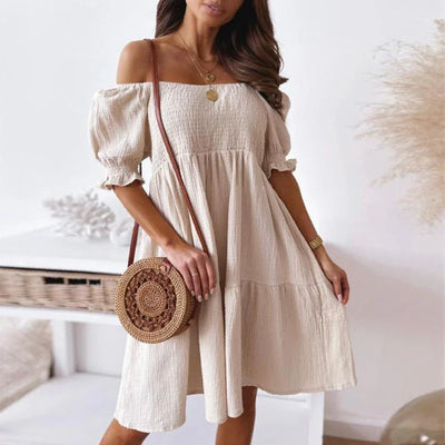 Izzy Off-Shoulder Tiered Dress