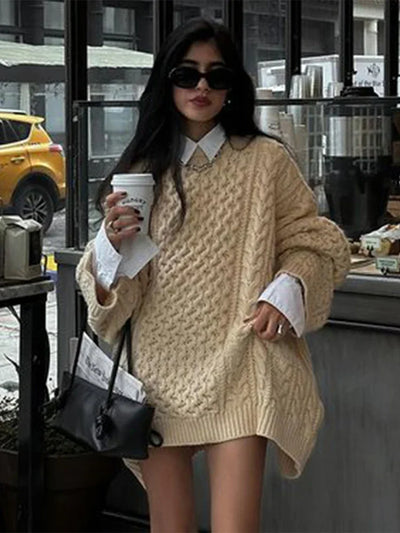 Ivy Chunky Knit Sweater Dress