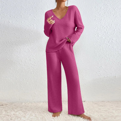 Ribbed Two-Piece Lounge Set