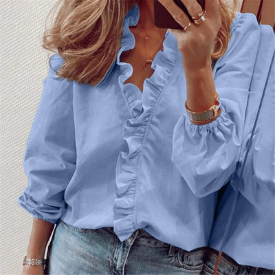 Clara Ruffled Blouse