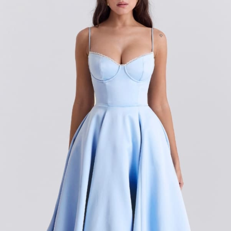 Misses Tulle Midi Dress