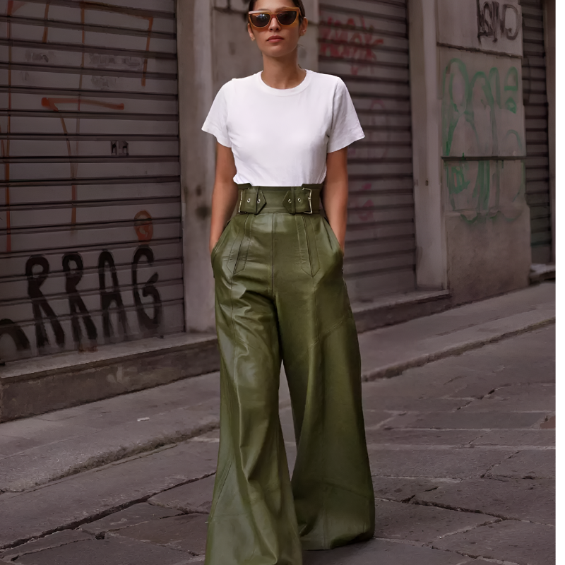 Evora Wide-Leg Trousers