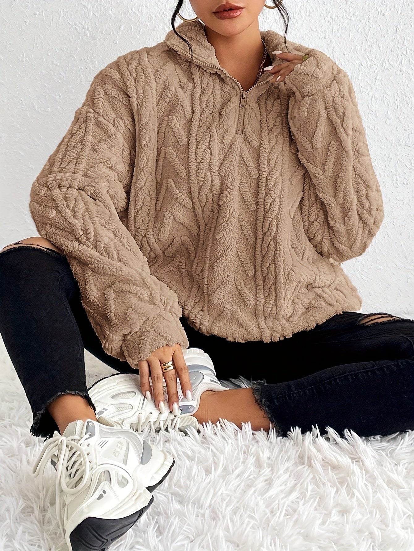 Molly Knit Half Zip Jumper