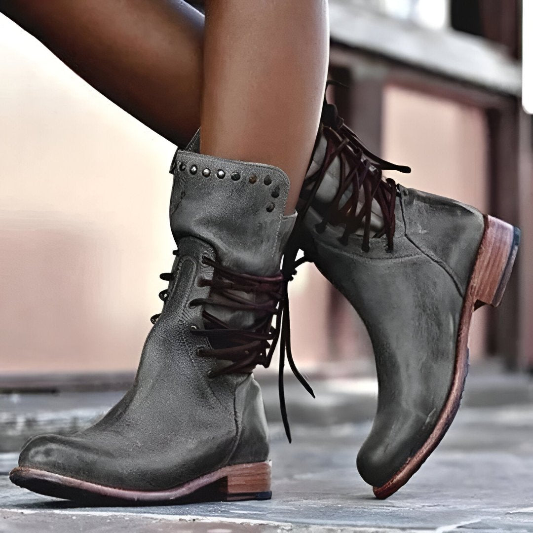 Lancaster Vintage Lace-Up Boots