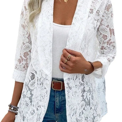 Izzy Elegant Lace Blazer