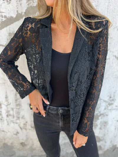 Izzy Elegant Lace Blazer