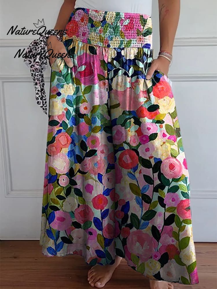 Cotton Wide Leg Pants