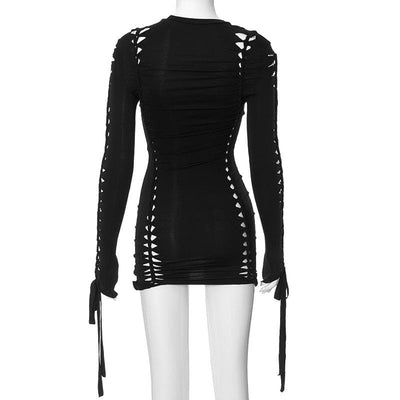 Raven Cut Out Mini Dress