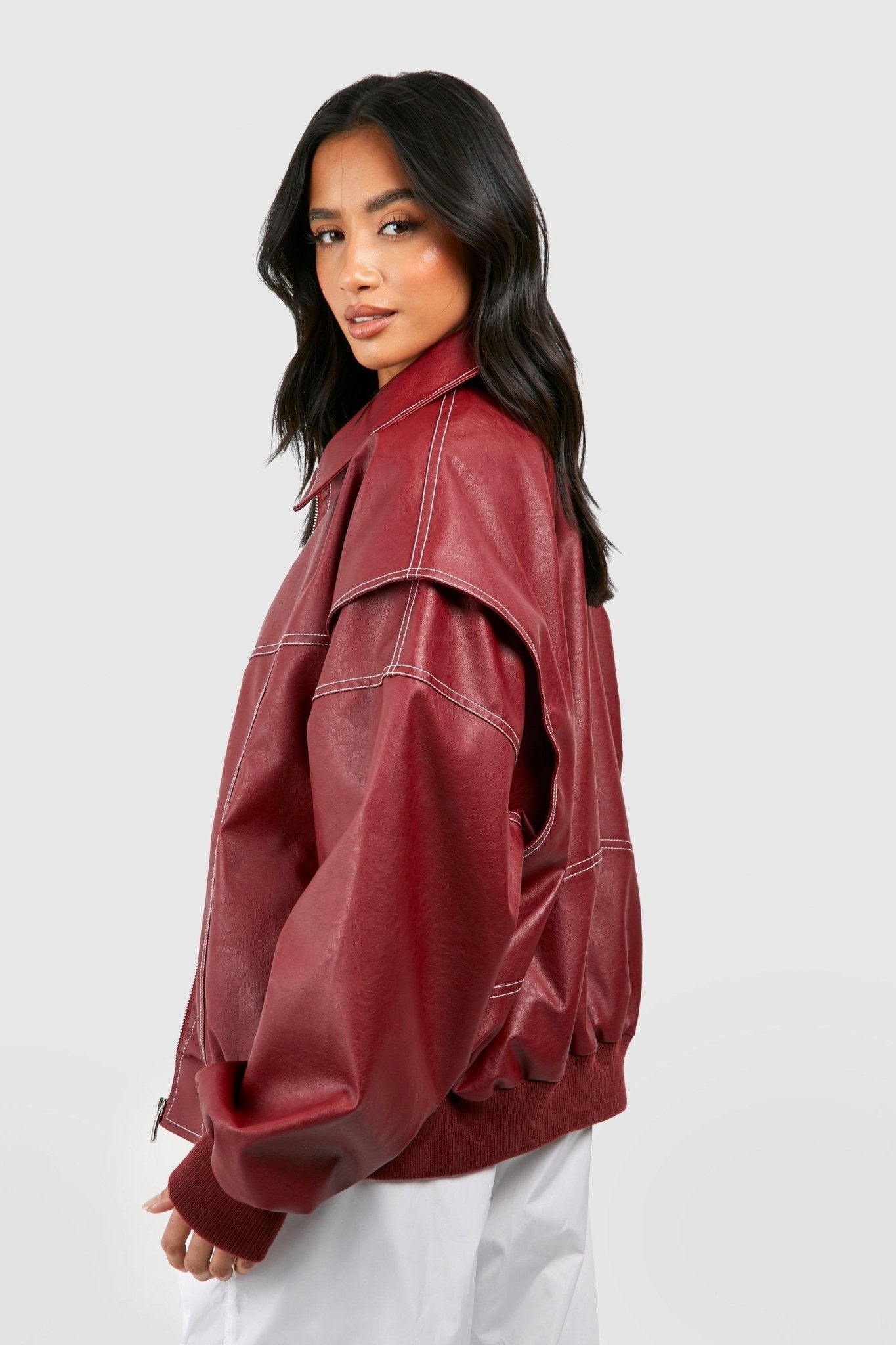 Urban PU Leather Bomber Jacket